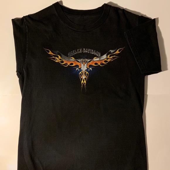 Vintage Harley Davidson Fire Bird T Shirt - Picture 1 of 4